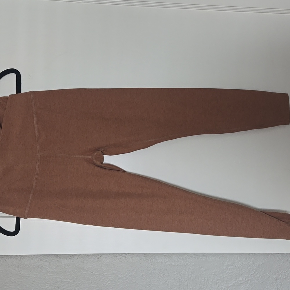 Beyond Yoga Spacedye At Your Leisure High Waisted Legging in Carmel Toffee